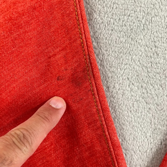 Kapital Japanese Denim Jeans Men 1 (29x35) Orange 3D Made in Japan Okayama - Picture 5 of 14